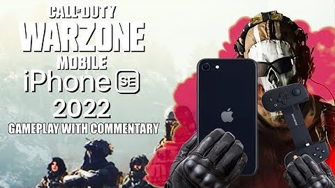 Call Of Duty Warzone Mobile iPhone SE 2022 (On Backbone) Gameplay With Commentary