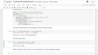 22  Exercise Solution Conditional Probability of Purchase by Age