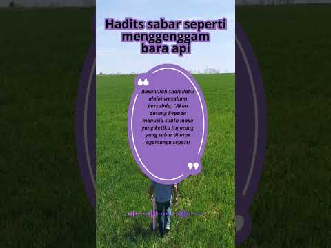 Hadits Sabar Seperti Menggenggam Bara Api Hadist