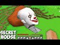 I found SECRET PENNYWISE HOUSE UNDERGROUND in Minecraft ! NEW MOB HOUSE !