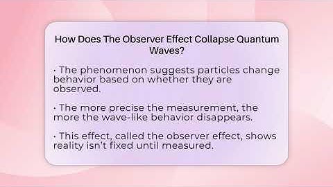How Does The Observer Effect Collapse Quantum Waves? - Strange Science HQ