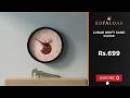 Royaloak Lunar Drift Sand Wall Cum Table Clock