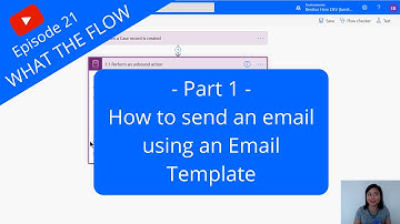 Send an email using an Email Template with Power Automate