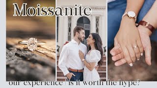 Moissanite Engagement Ring Review | Regrets? How much we spent!