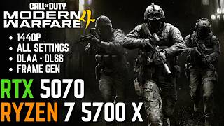 Modern Warfare 4 on RTX 5070 Ryzen 7 5700X