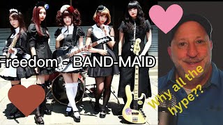 Band Maid - Freedom (LIVE) | First Time Music Reaction