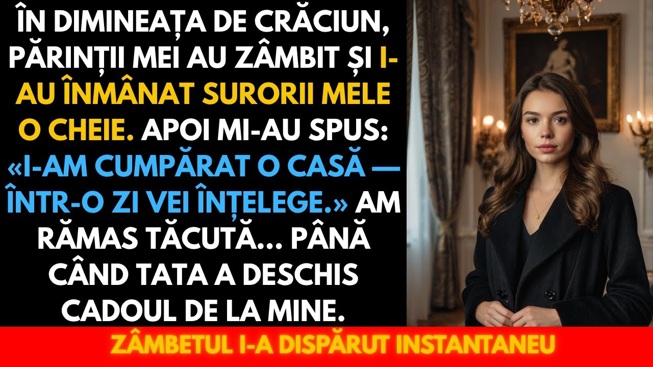 Surorii mele i-au dat o casă. Mie? O lecție. Dar n-au fost pregătiți pentru răspunsul meu…