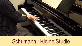 R.Schumann : Kleine Studie (Album für die Jugend Op.68)　シューマン：小さな練習曲 (『ユーゲントアルバム』より)