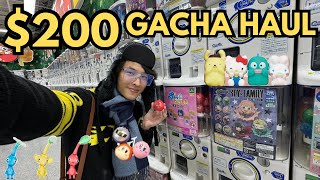 $200 GACHA HAUL in JAPAN | SPY FAMILY | SANRIO | KIRBY | POKEMON ガシャガシャ ガシャポン