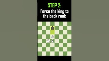Easy checkmate with two bishops! #chess #chessendgame #checkmate