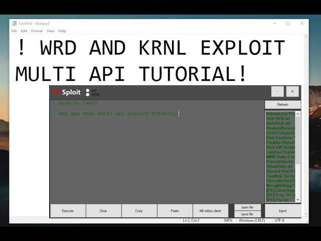 How To Make A Roblox Exploit With Fluxus API *KEYLESS* 