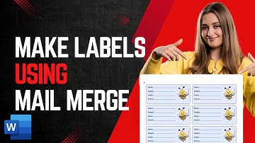 Create Perfect Labels Using Mail Merge in Microsoft Word | Step-by-Step Tutorial
