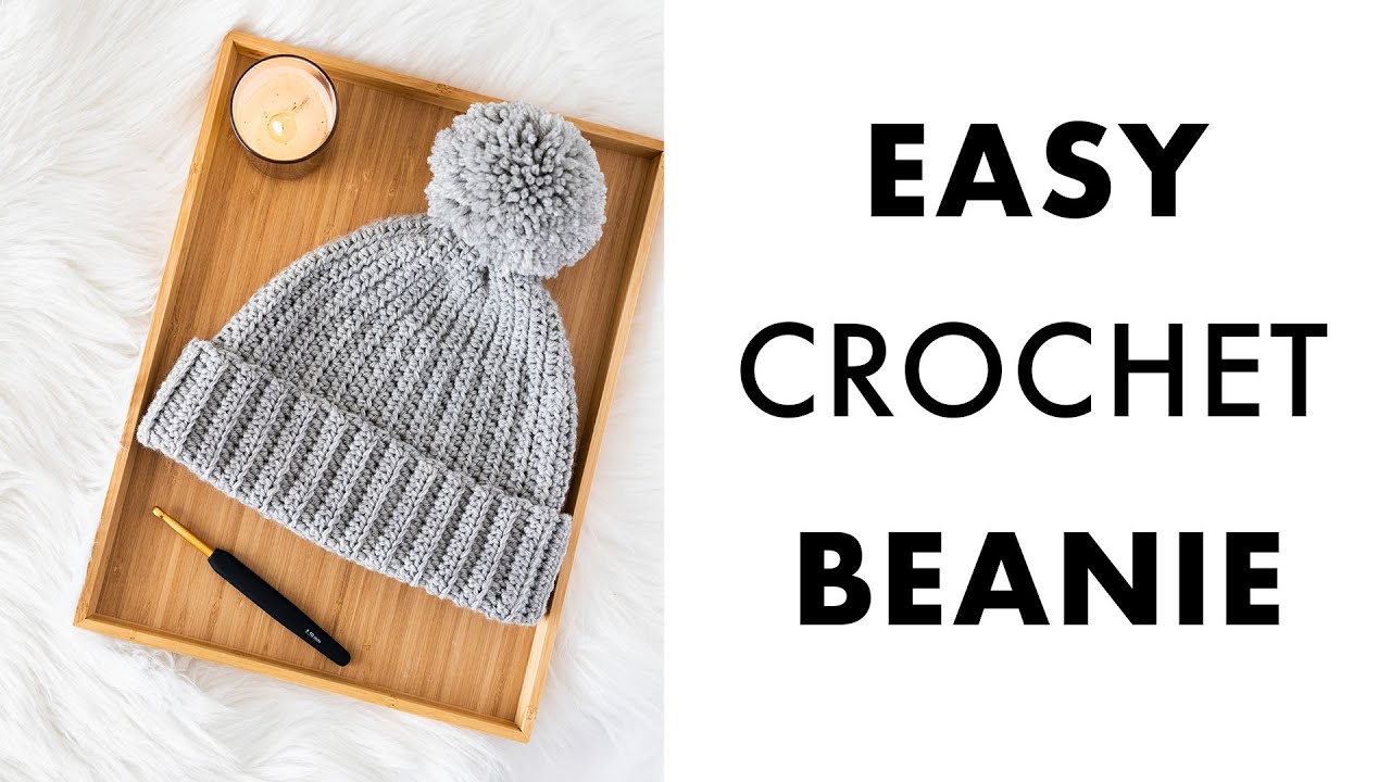 Fair Isle Crochet Beanie - free pattern + video tutorial - For The Frills