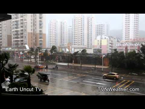 INSANE Typhoon Utor video!