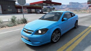 BeamNG.drive - Chevrolet Cobalt SS Coupe 2009 - Car Show Test Drive Crash .