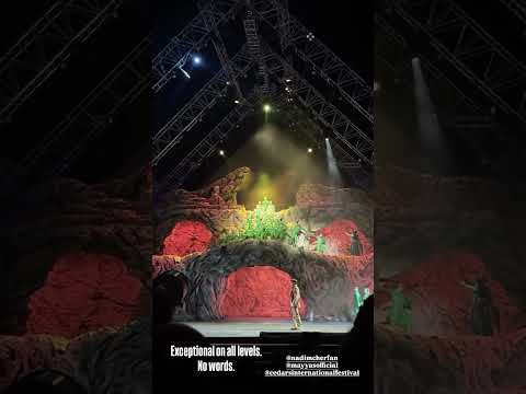 عرض مبهر لفرقة مياس في مهرجان الارز