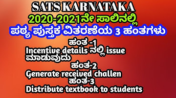 How to distribute textbook in SATs? How to generate received challen in SATs?