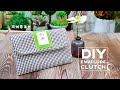 DIY ENVELOPE CLUTCH ‖ CLUTCH PURSE TUTORIAL~with zipper #HandyMum