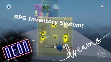 Dreams PS4 | RPG Inventory System (Basic) Tutorial