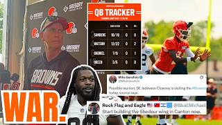 BROWNS QB WAR! Day One: Shedeur Sanders BALLS OUT! Deshaun Watson THROWS PICKS! Clowney RETURNS!