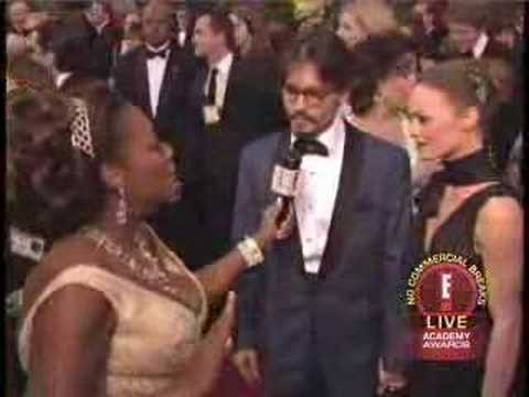 Vanessa Paradis Y Johnny Depp Entrevista Oscars 2005
