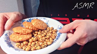 [ASMR] 咀嚼音 ポリッピーと煎餅を食べる音 (No Talking)