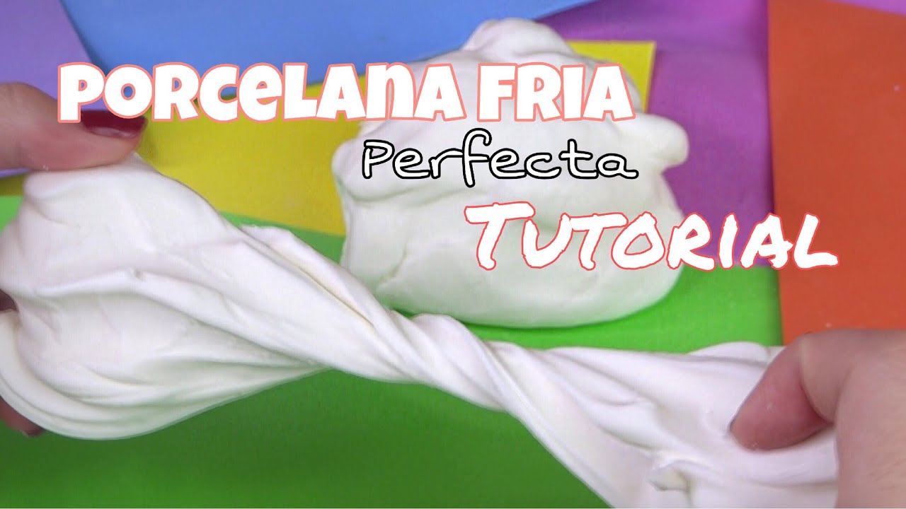 ❤PORCELANA FRIA: Receta PERFECTA! No se agrieta, flexible y suave! ☆El Arte  de Pau☆Tutoriales☆ 