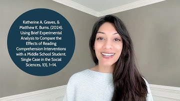 January 2025 Reading Research Recap: Brief Experimental Analysis and Data-Based Individualization