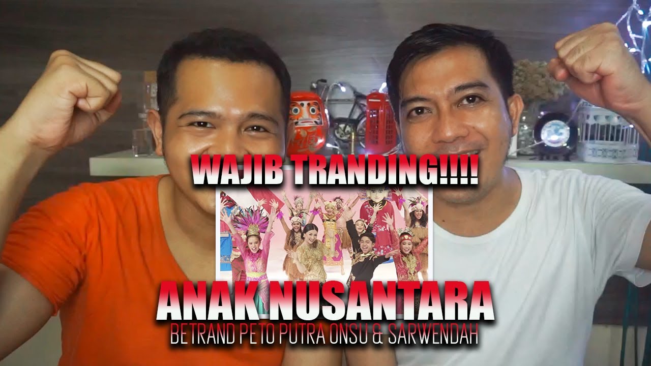 Betrand Peto Putra Onsu feat Sarwendah Anak Nusantara Video Reaksi bikin bangga dan merinding ...