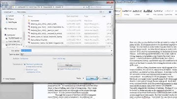 Can I Convert My Microsoft Word Documents to an eBook Format? : Using MS Word