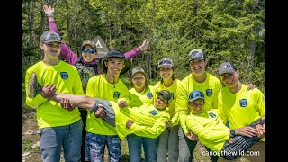 Brook Trout, Moose Calling and Fire Building, Students on the Allagash