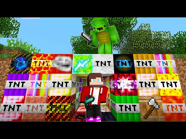 MORE TNT Speedrunner VS Hunter in Minecraft class=