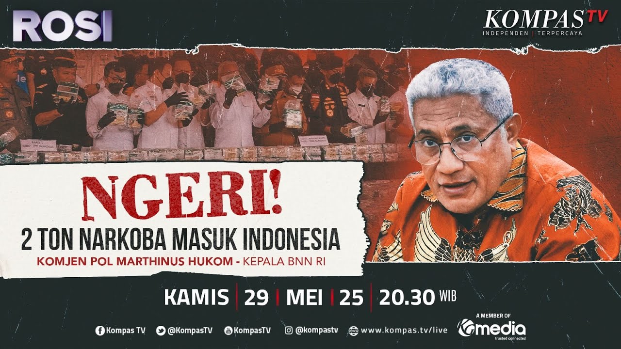 LIVE - Ngeri! 2 Ton Narkoba Masuk Indonesia I ROSI
