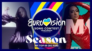 MY TOP 65 (so far) +🇨🇿🇮🇹🇱🇹🇲🇩🇷🇸 • Eurovision Song Contest Season 2023