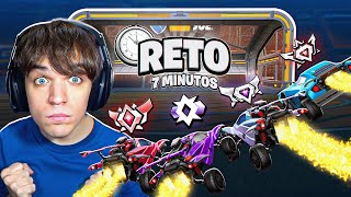 DESAFIÉ A LOS MEJORES RANGOS A COMPLETAR ESTE MAPA IMPOSIBLE EN 7 MINUTOS  | ROCKET LEAGUE