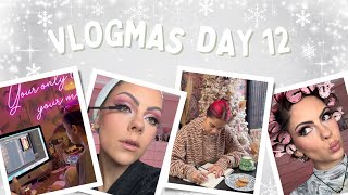 Work From Home With Me | VLOGMAS Day 12/25 🎄