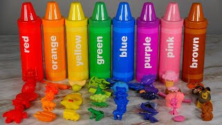 Learning Video For Toddlers &amp; Kids Learn Colors Big Crayons Filled With Surprise Toys