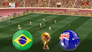 BRAZIL vs AUSTRALIA - Final FIFA World Cup 2026 | Full Match All Goals | Simulation PES