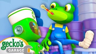 Gecko Has A BAD Accident | Gecko's Garage 🦎 | Action Cartoons For Kids