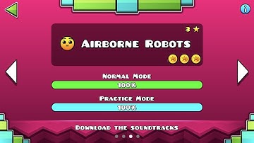 Geometry Dash Meltdown - Airborne Robots 100% (All Coins)