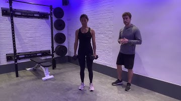 How To: Dumbbell Curtsy Lunges