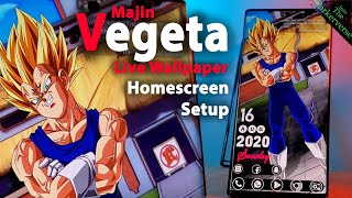 Dragonball Z - Majin Vegeta - LIVE Wallpaper + Android Homescreen Setup - Customise like a PRO EP15 screenshot 1