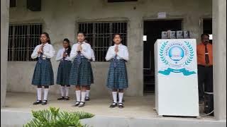 gd mg guys morning assembly in shipra convent school varanasi