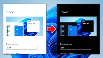 How to Enable Dark Mode on windows 11 - Laptop & PC