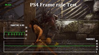 Hellblade Senua Sacrifice PS4 Frame rate test-FPS Meter