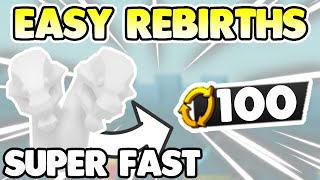 HOW TO GET TONS OF REBIRTHS IN STRONGMAN SIMULATOR! SUPER FAST! (Roblox Strongman Simulator)
