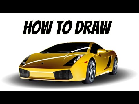 How to draw Lamborghini Gallardo