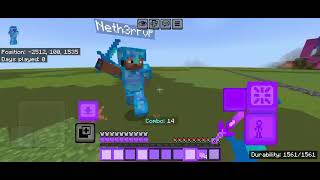 2nd try on hit sync on Minecraft #minecraft #pvp