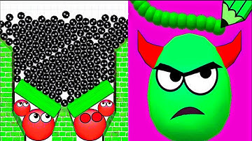 Draw to Smash Puzzle VS Hide Ball Logic Puzzle | Teasers Mix Logic