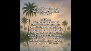 Palm Sunday – The King Has Come! John 12:13 #PalmSunday  #John1213 #HolyWeek #GodsHealingPromises
